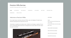 Desktop Screenshot of precisionrifles.com